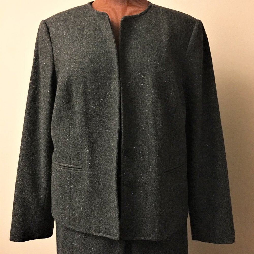 ORVIS Grey Wool Jacket (18) and Pants (16)  NWOT! - Picture 3 of 16